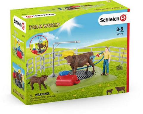 Schleich Happy Cow Wash (42529)