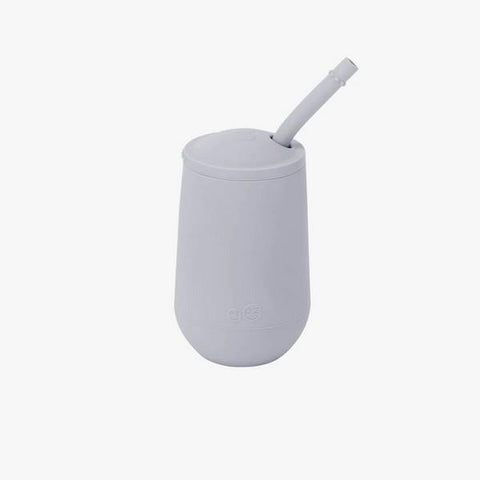 EZPZ Happy Cup + Straw System Pewter