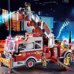 Playmobil Rescue Vehicles: Fire Engine with Tower Ladder (70935)