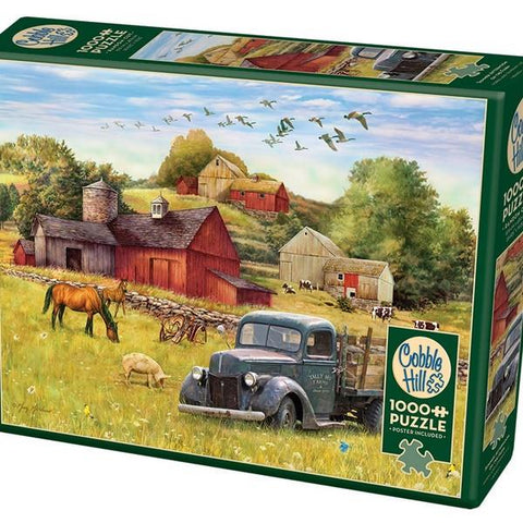 Cobble Hill 1000 Piece Puzzle Summer Afternoon on the Farm