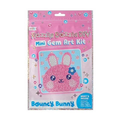 Ooly Razzle Dazzle DIY Mini Gem Art Kit Bouncy Bunny