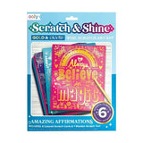 Ooly Scratch&Shine Foil Scratch Art Kit Amazing Affirm | Bumble Tree