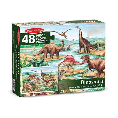 Melissa and Doug Dinosaurs Floor Puzzle 48 PC